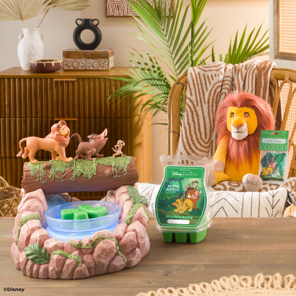 Scentsy Lion King Collection warmer, buddy and bar