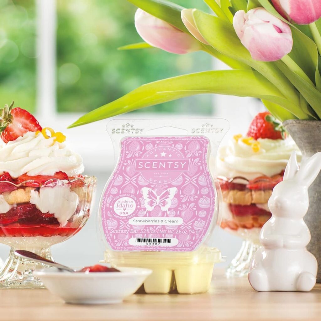 March 2025 scent of the month Strawberries & cream