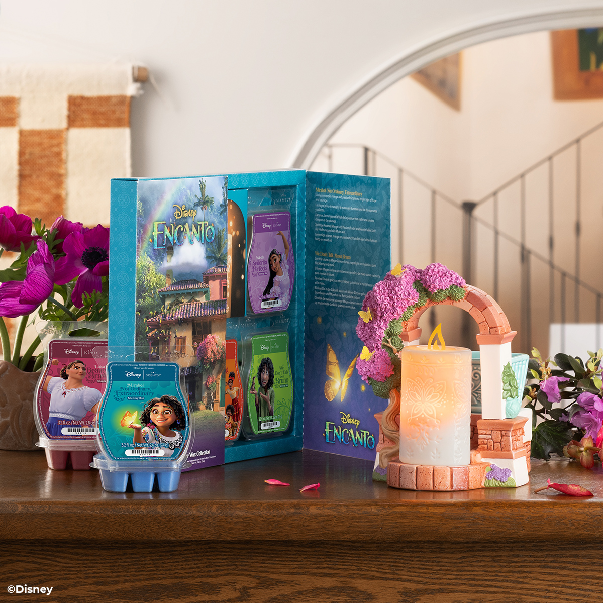 Scentsy's Disney Encanto Collection of new warmer and new scents.