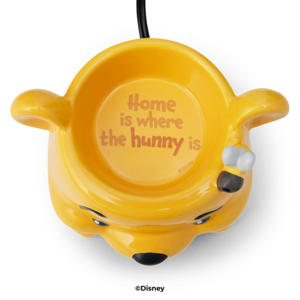 winne the pooh warmer, in dish read home is where the hunny is
