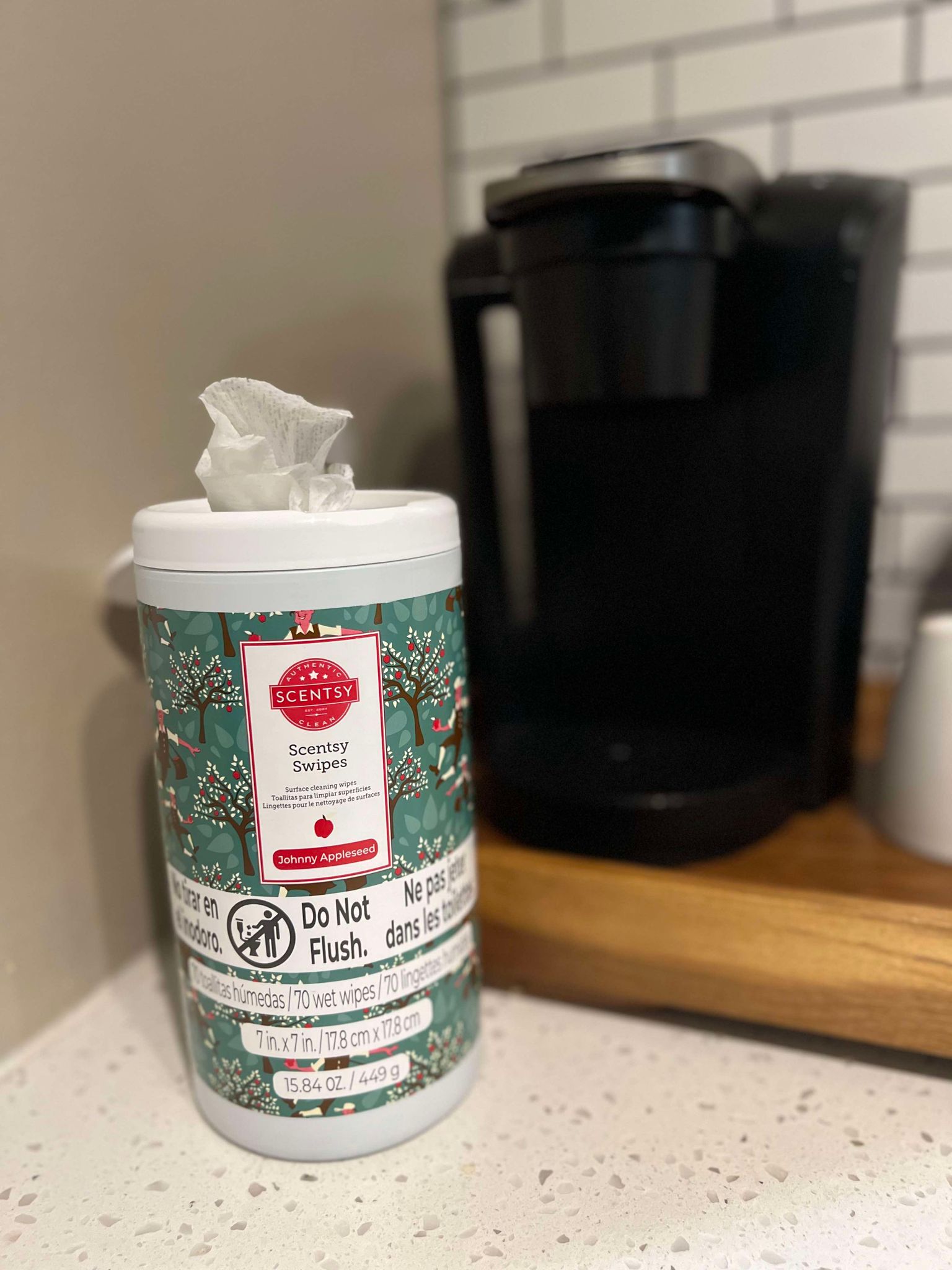 Scentsy Swipes are multipurpose disposal ready to use cleaning wipes