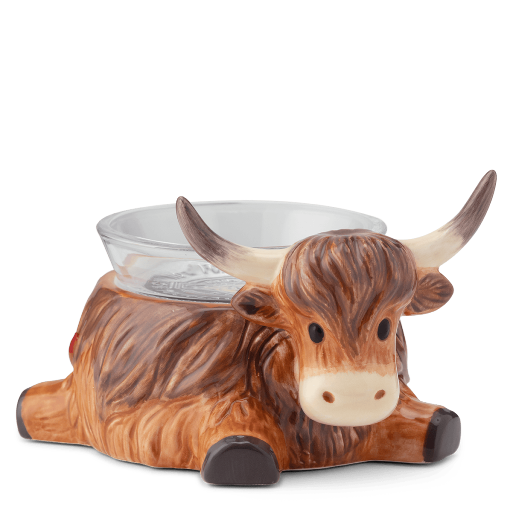 Scentsy's new Highland cow collection. a highland cow warmer