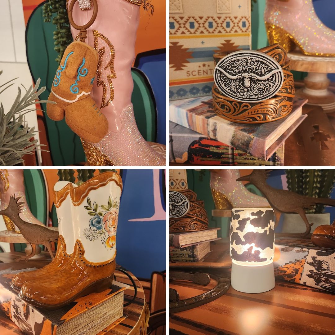Scentsy Wild flower & Wild Horses collection with Boot Scootin', Cattle Call, Kick the dust up & Ropin' & Ridin.