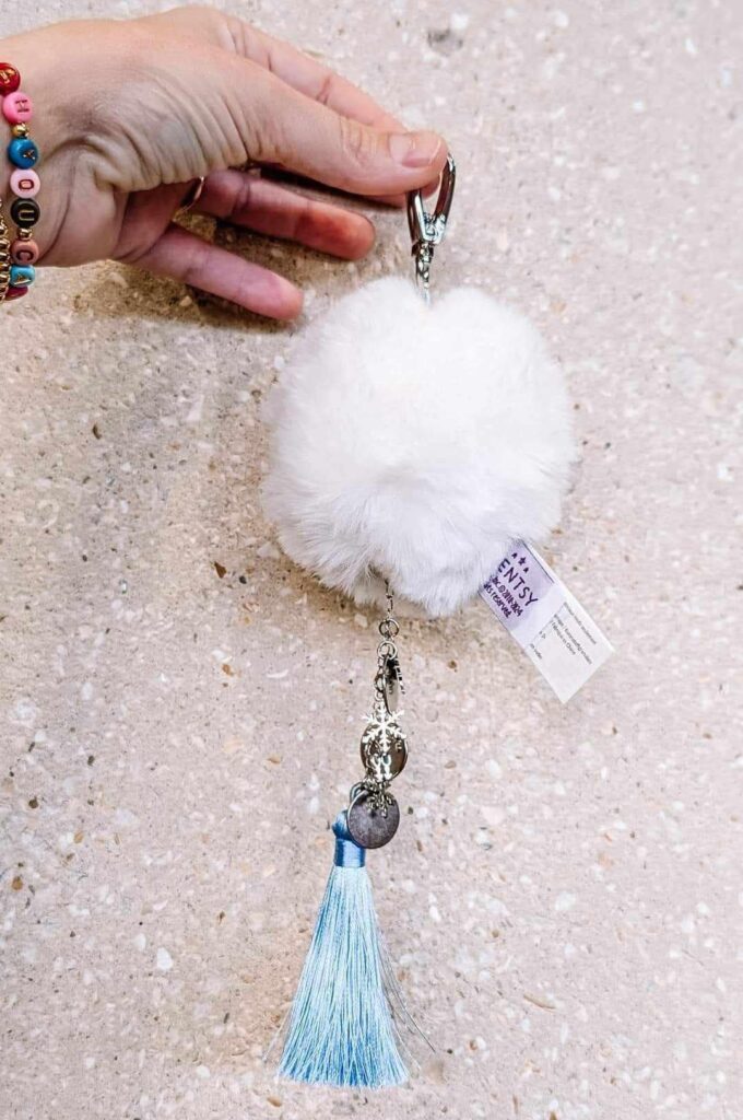 Snowball the Scentsy Charm Clip