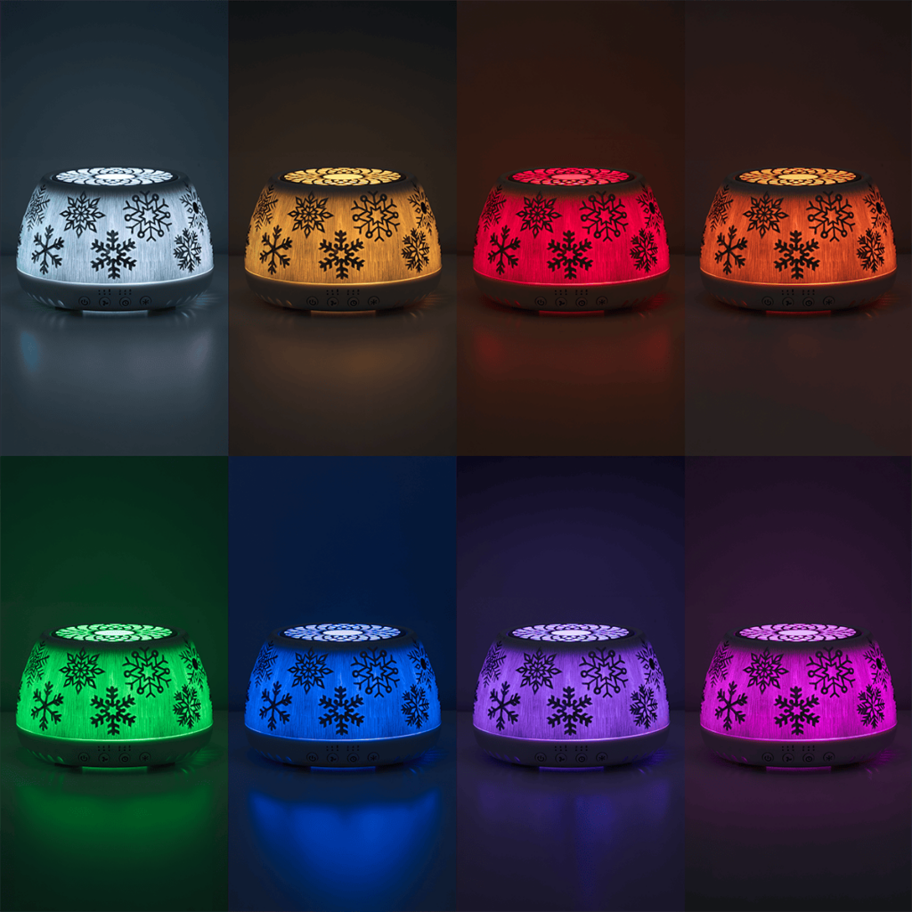Scentsy Air silver quad snowflake in the dark