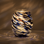 Blue twirl warmer