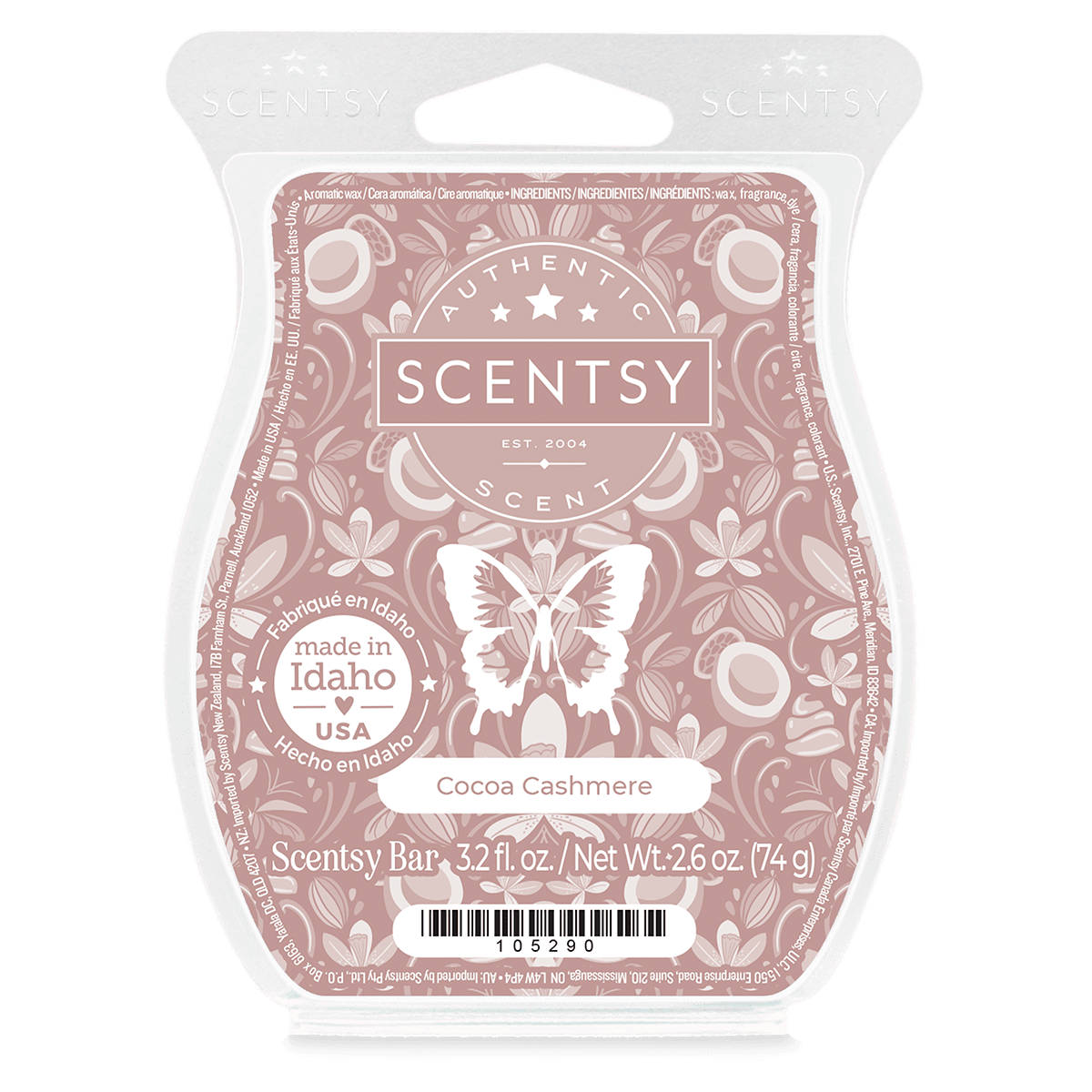 Cocoa Cashmere Scent wax bar