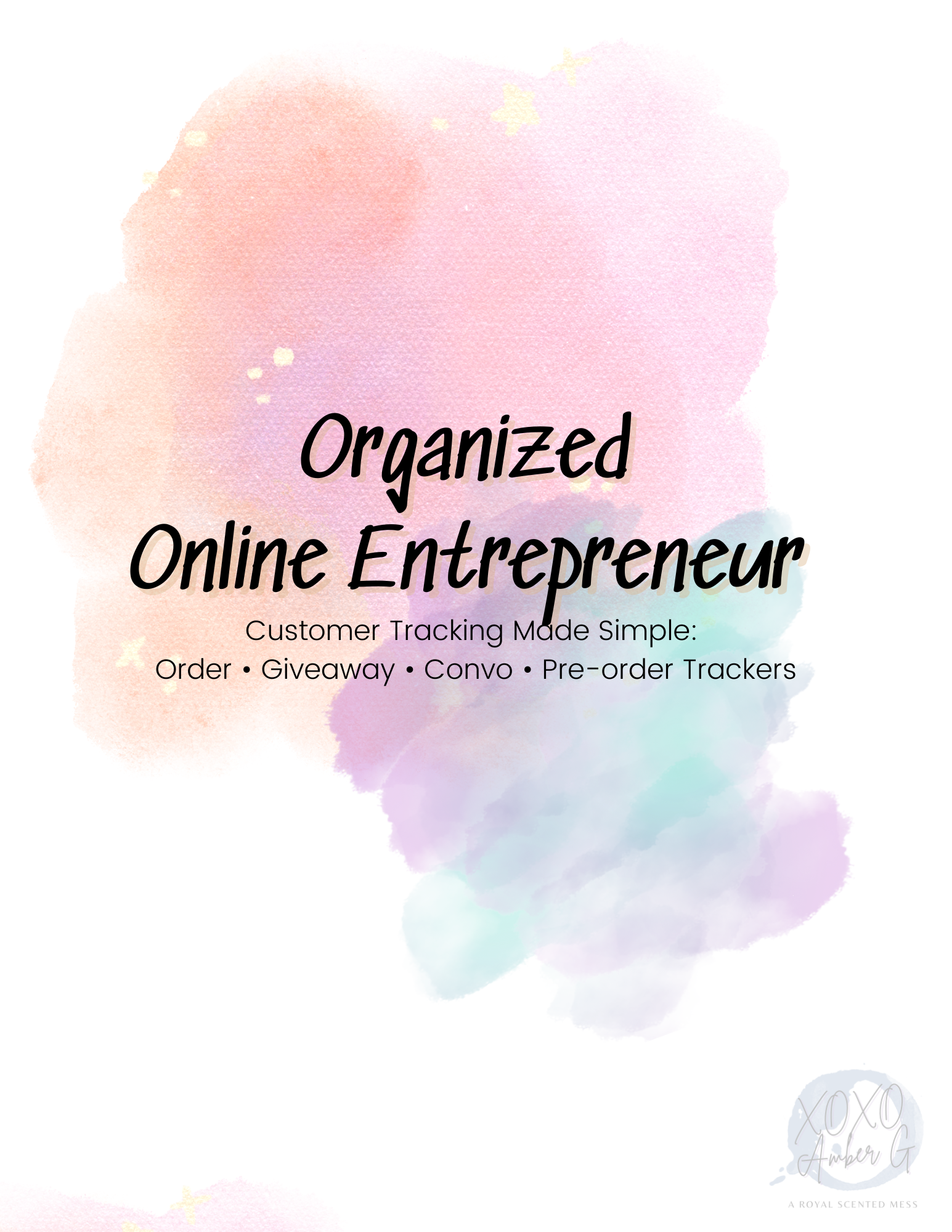 Discover printable business tools, planners, and trackers from The Organized Online Entrepreneur by Amber Grillot. These digital downloads help direct sellers, creators, and small-business owners stay organized, consistent, and stress-free.