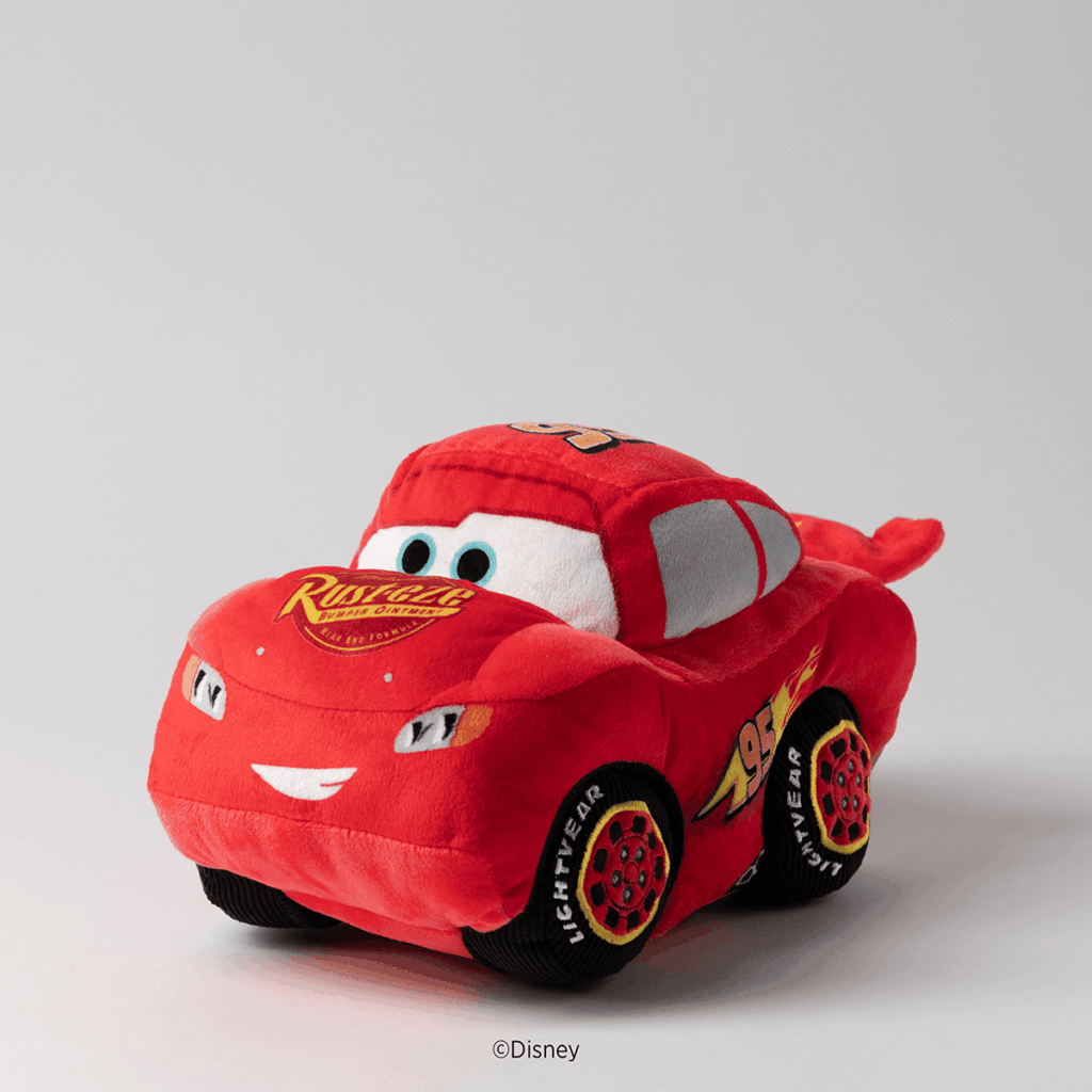 Disney Pixar Cars Lightning McQueen Scentsy Buddy plush inspired by the famous race car from the Cars movies.
