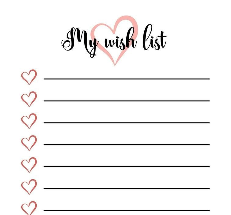 Wish list graphic linking to Amber Grillot's Scentsy wish list page for saving favorite products.