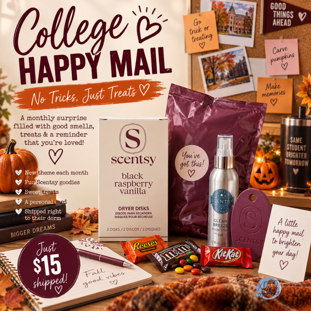 October College Happy Mail. Sent right to your student. No Tricks, Just Treats.