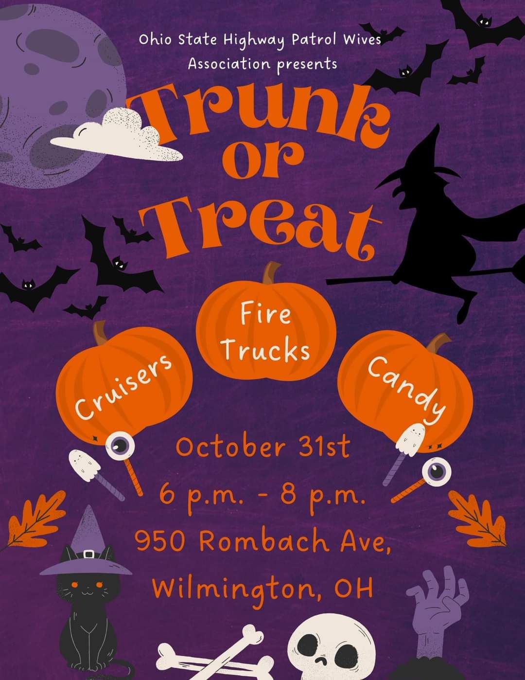 Make sure you stop by. Come say hi to me. Lots of candy!