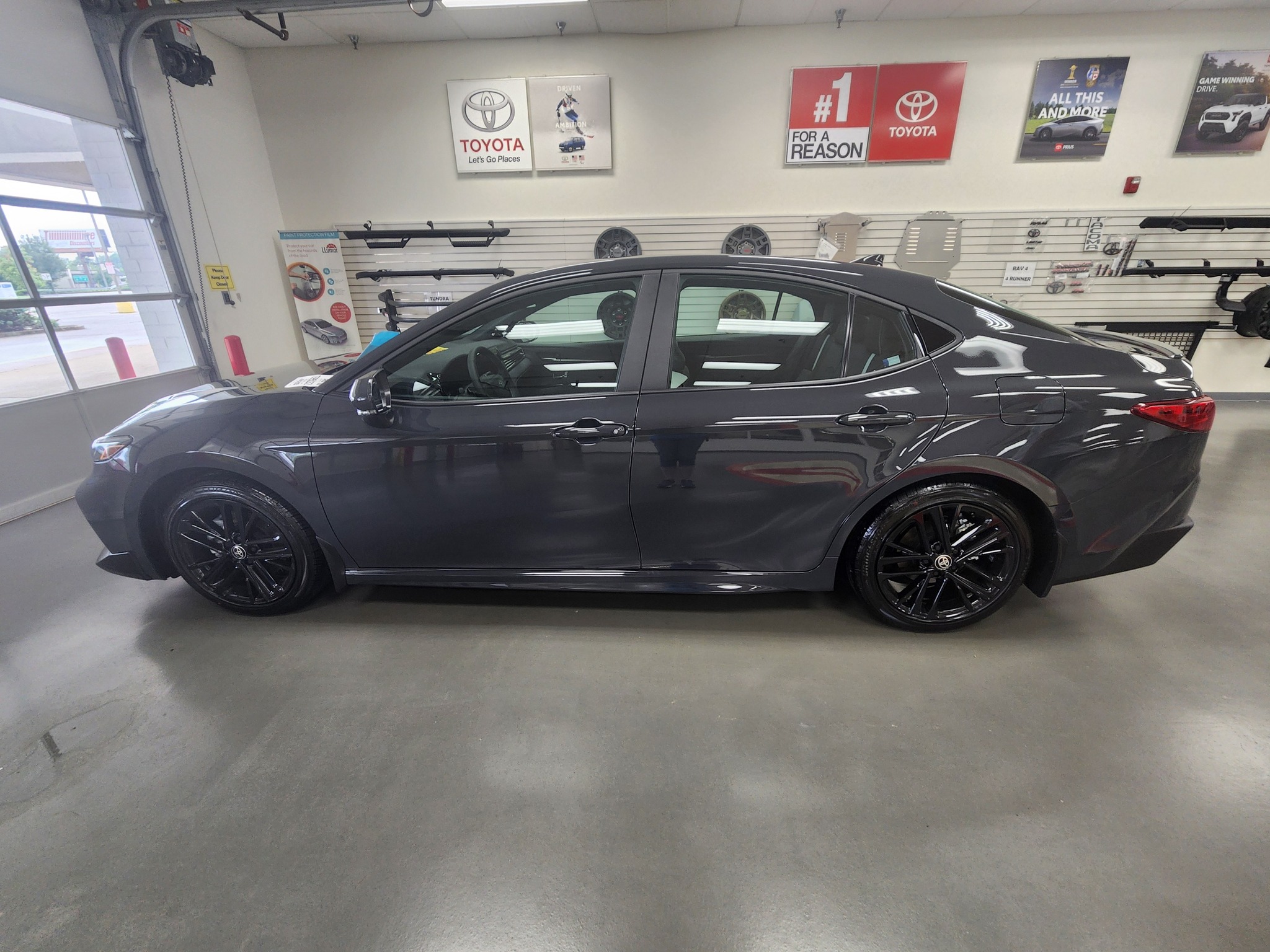When your husband comes home and casually says,
"I sold your car."
Um, ok.

I honestly thought we’d downsize and grab something used. But it ended up making more sense to go same size and brand new.

Story time,
Jeremy and I always bought cars in the $5K–$7K range. A car loan is so rough and just doesn't seem smart, i get it, but we just never wanted it . 

The only person I knew all through childhood and teenagers year who had a new car was my grandparents. New cars are rich people perks. 

So the fact that this is my third brand new car still feels unreal.
It’s not luck. We’ve worked hard. We’ve saved, invested, and built a life we’re proud of. And this moment? Just another reminder of how far we’ve come 💜
We did this babe.  Xoxo.

#Newcar #ToyotaCamry2025 #builtthislife #xoxoamberg