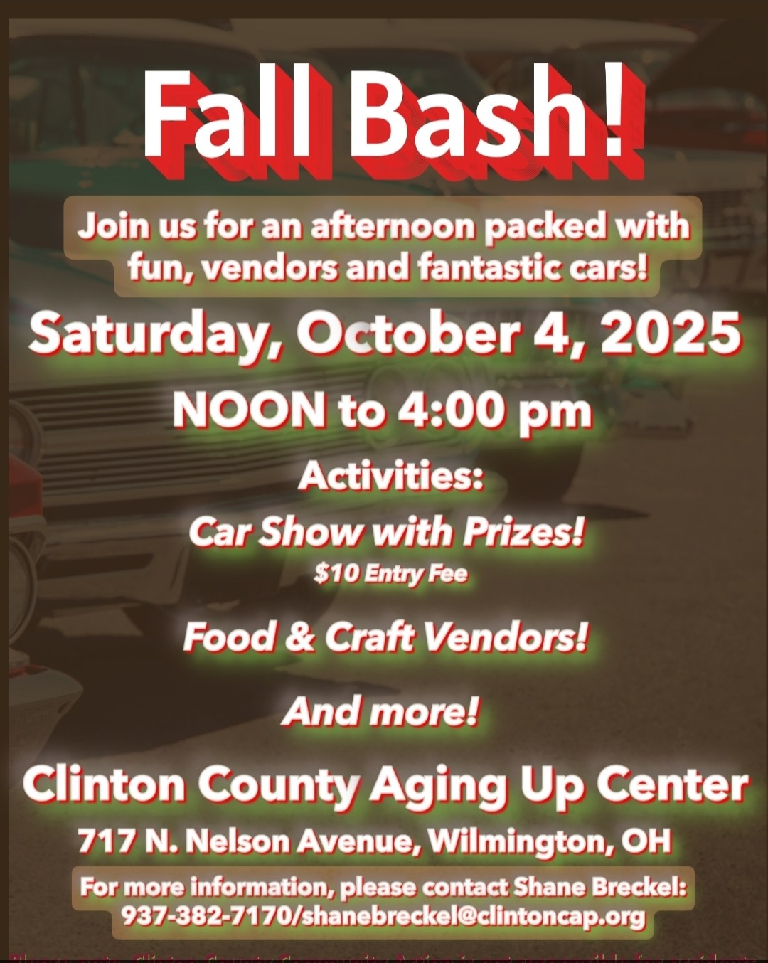 Come see ke tomorrow.  I'll have fall warmers and scents.  Supposed to be a beautiful day, swing by and say hi!
