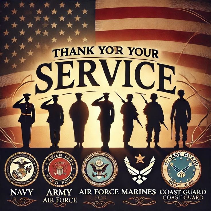 Thank you to everyone for their service and sacrifice.