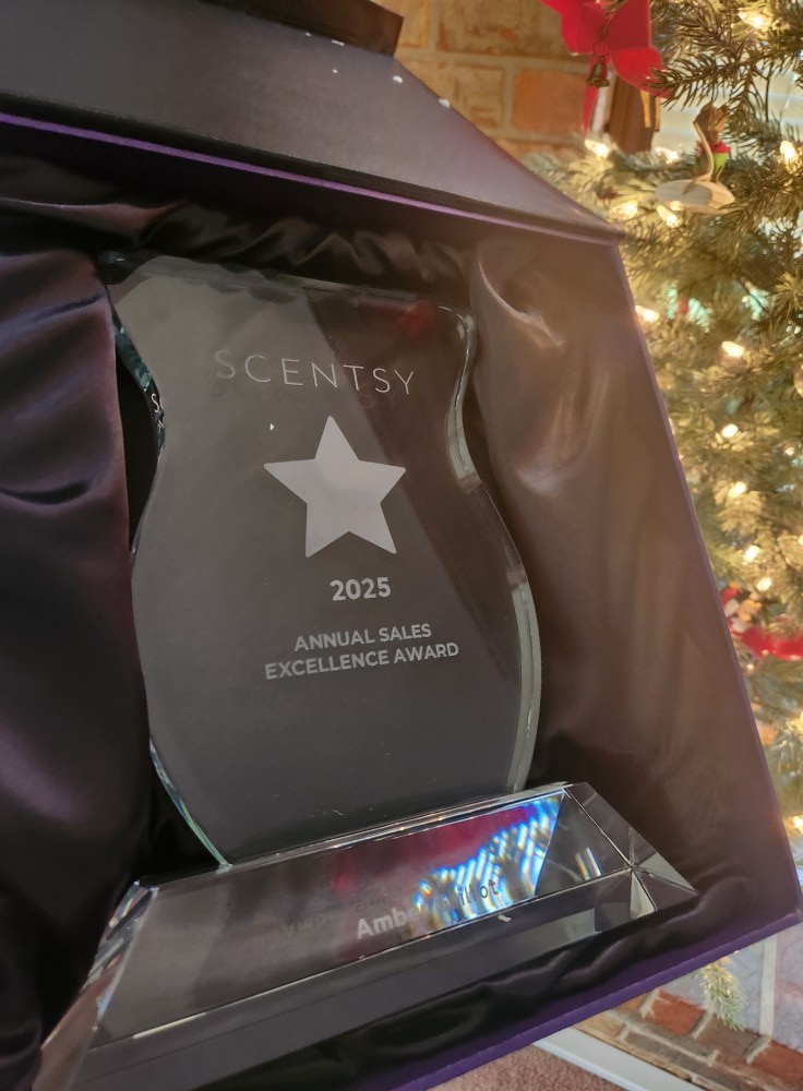 A lot of people work jobs where no one ever notices the effort.

And honestly, most folks look at what I do and think I’m just ‘unemployed’ or a stay-at-home mom selling wax out of a tote bag.
But… here we are again.

5 years in a row earning this award (and let’s be real, ummmm, year 6 is already pacing right along 😏).

I’m proud of me.

And I’m ridiculously grateful for YOU.
Your orders, your support, your shares, your ‘Amber, I need a new scent!’ messages, your hosting, your newsletter reading — all of it.
It means more than I can explain.

xoxo 💜

P.S. To the ones who doubted me… I hope y’all are still holding your breath. 😉