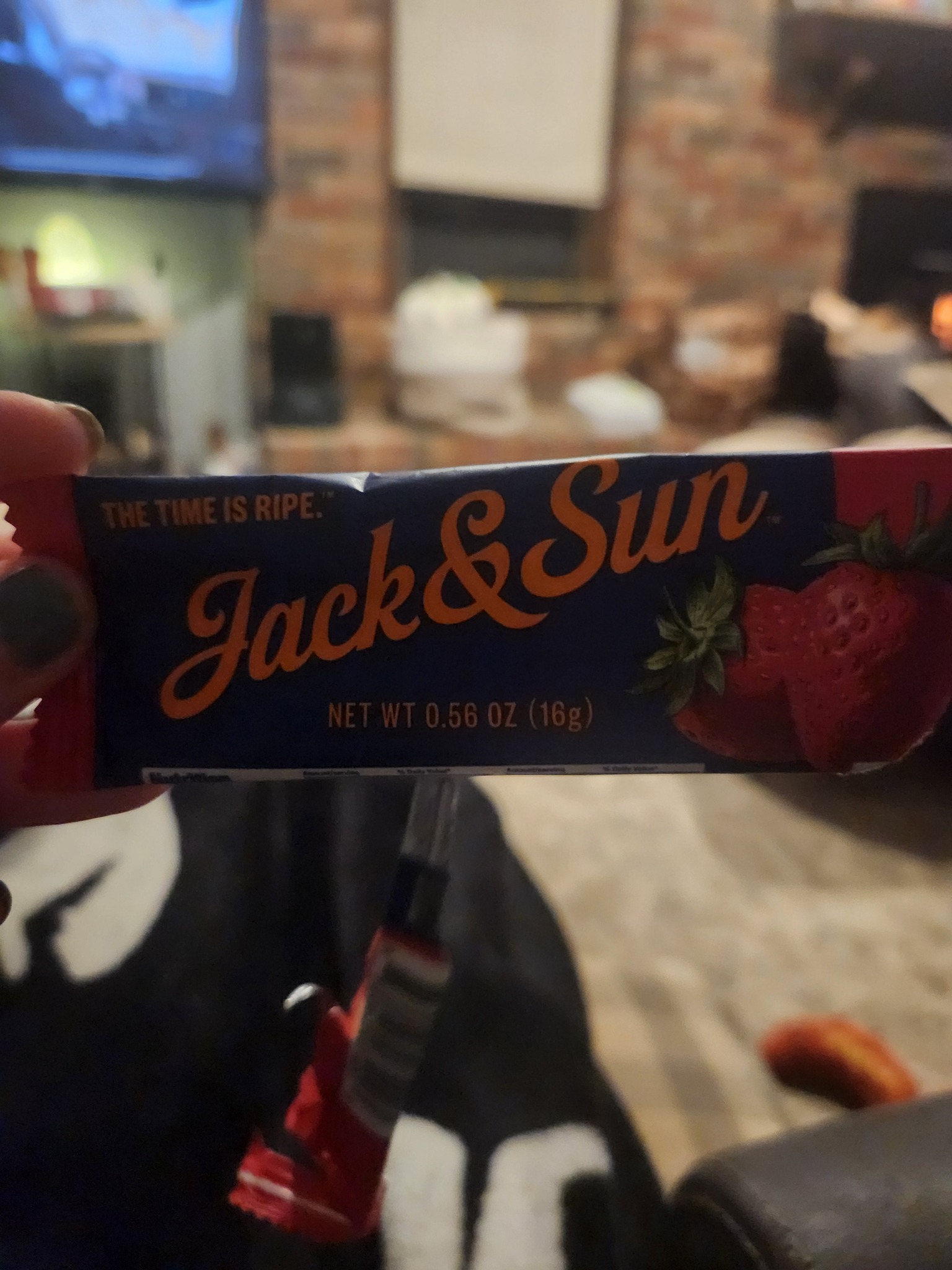 Dude, these are yummy.
Fruit ribbon/leather.  I tried strawberry and apple and loved them. I found them at kroger where the pistachios are over by the fruits and veggies. 

Super yummy. Only downfall i wanna eat lime 4 at a time. 

I do wish I could find them in a box vs individual bars.  But dude, yummy and I think decently healthy but dont quote me on that.