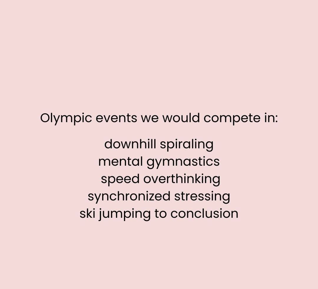 And im gonna gold medal in them all!!!

Don't worry, we can share the podium.