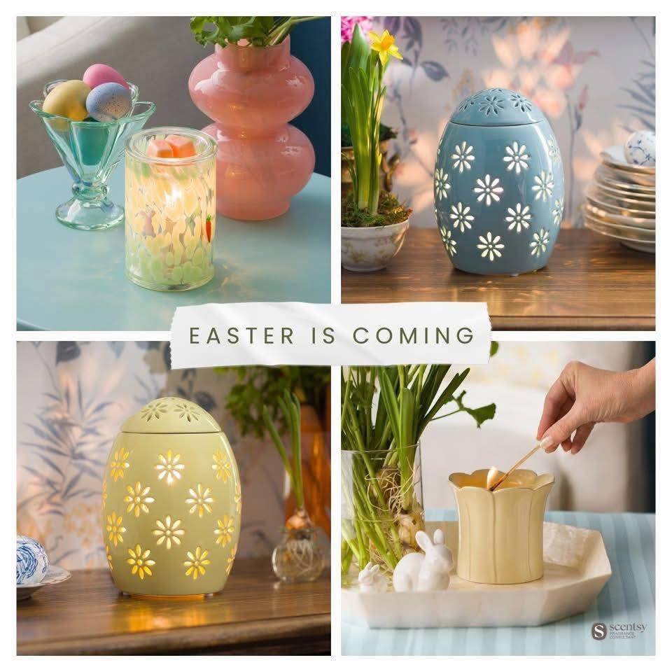 This year's Easter collection is the best we've had in a few years.

Cute, but classic.

The softest bunny buddy ever.

Im obsessed with the egg warmer, then take the lid off for a beautiful all spring warmer. 

Return of bunny butt. 

See everything ⏬️. Im grabbing orders Monday, so holler at me