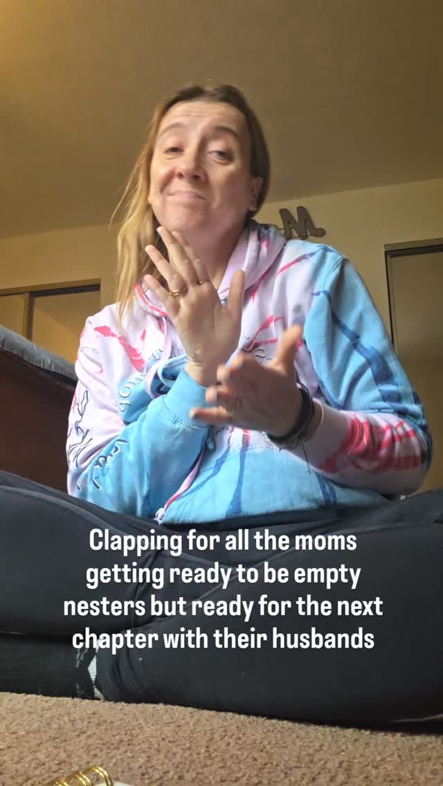 It is crazy to think we are just about here. But it is coming. We'll cry, but we are ready too.  It is so hard, but we will get through.

#xoxoamberg #parenting #emptynest