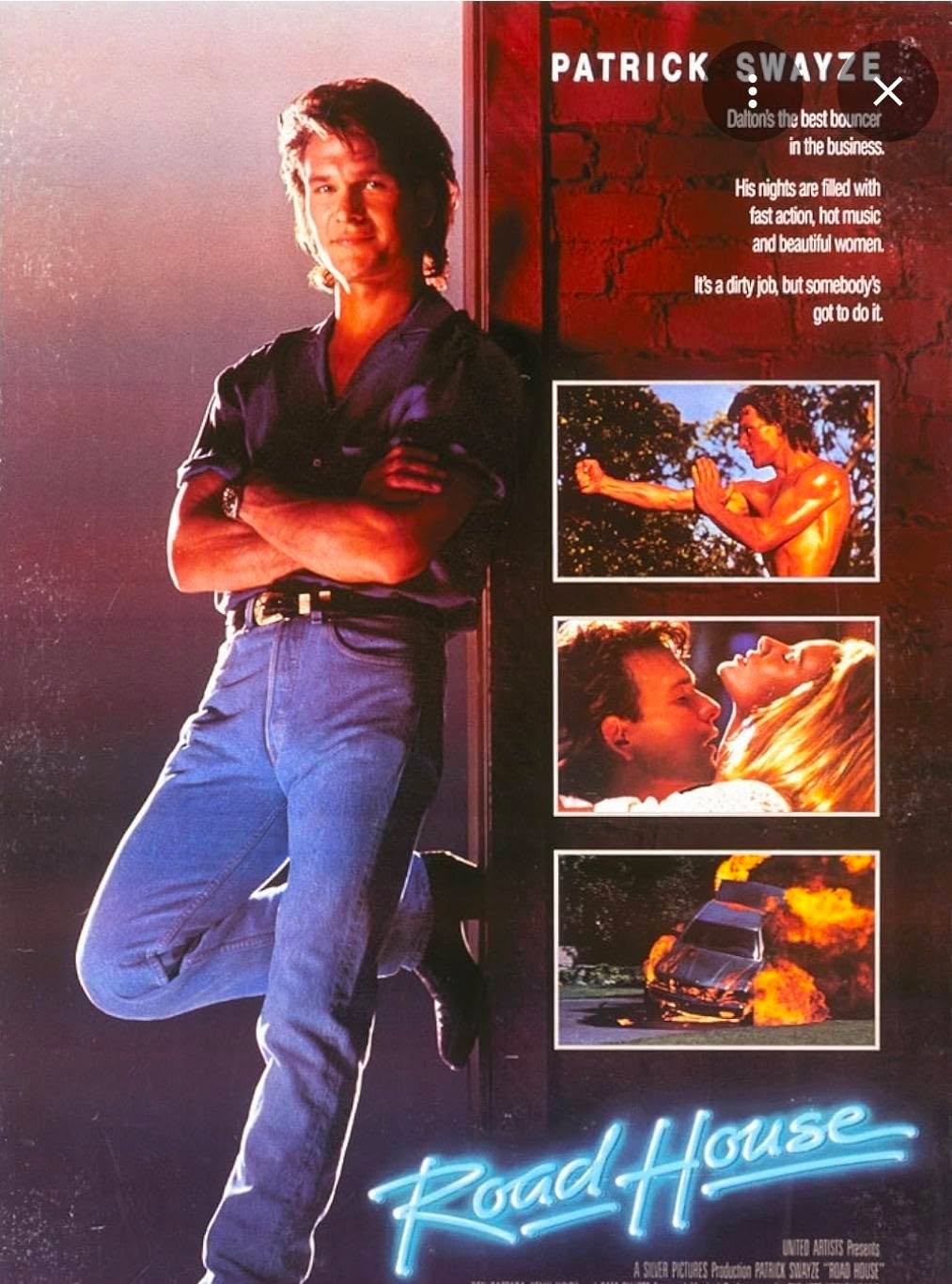 We did twister original and remake last week.
Last night was Road House. 

I like the remake way better. Patrick swazye is a dancer not a fighter.

Which one?