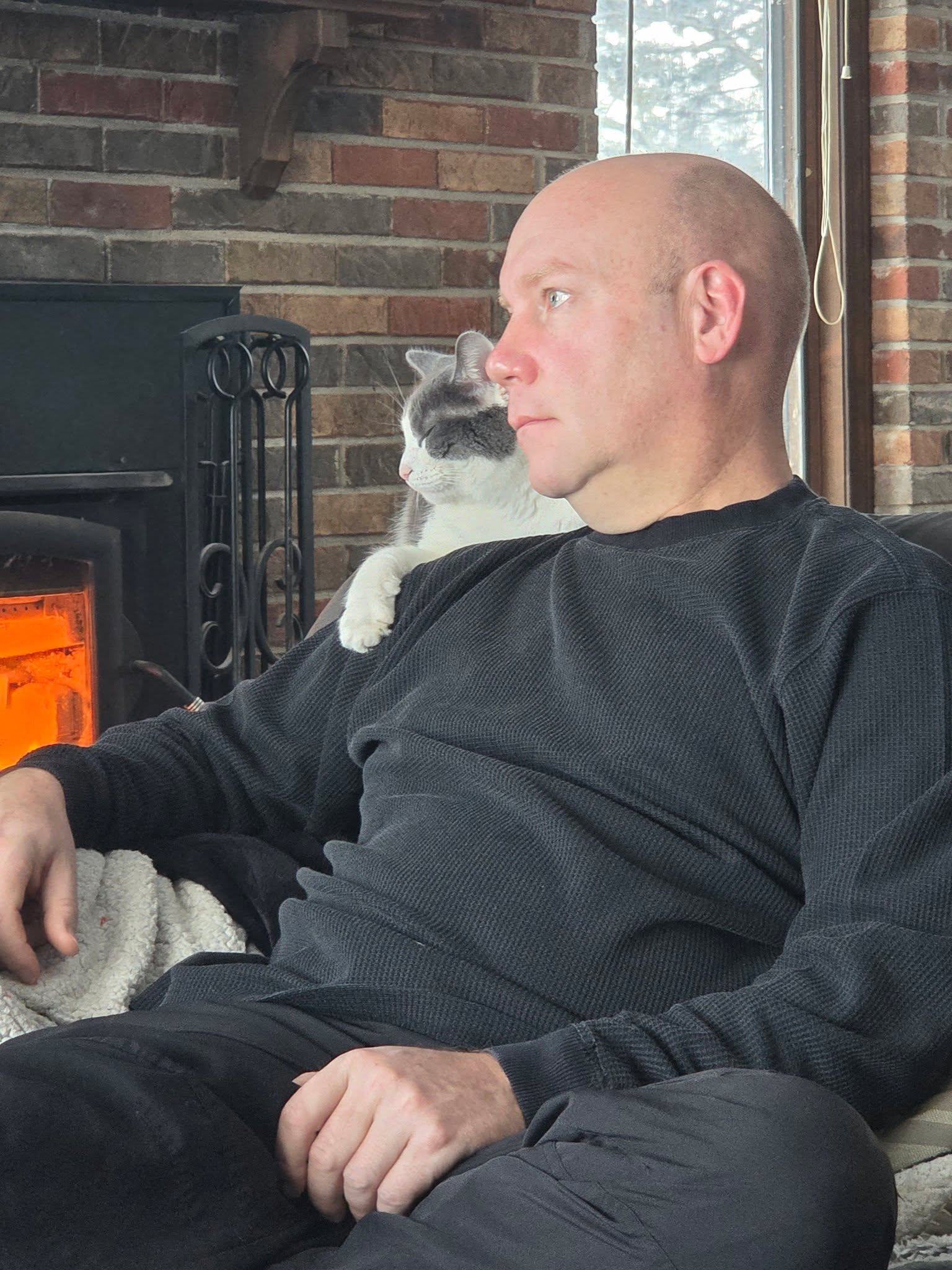 Happy birthday to my rock. To the bestest man, dad and husband. The hardest worker, caring, goofy person. Mr. Cookie's best friend and mine. Love you.