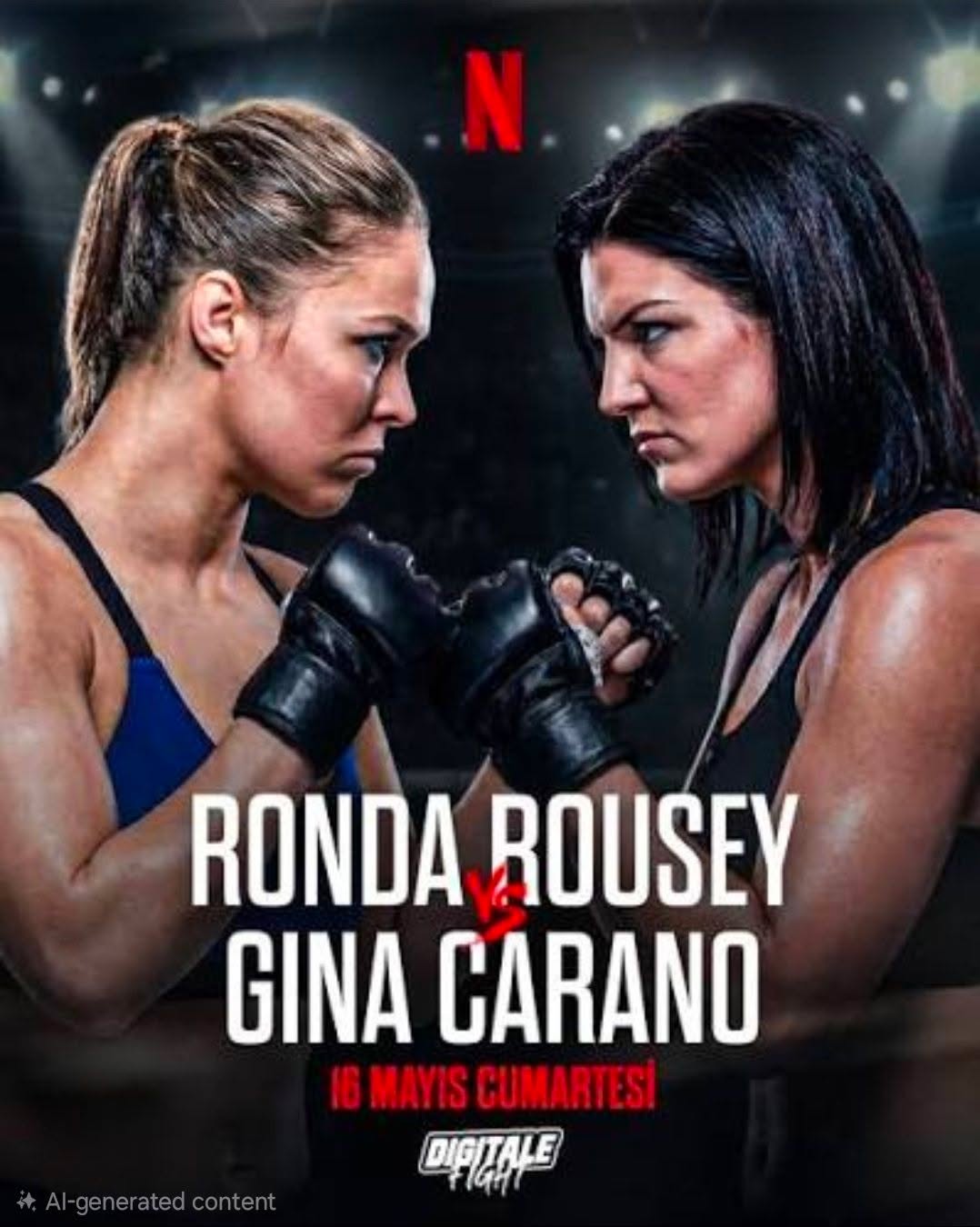 Ok is anyone else excited for tomorrow night? I can't wait lol. Who you think will win? 
#xoxoamberg #Netflix #ginacarano  #RondaRousey
