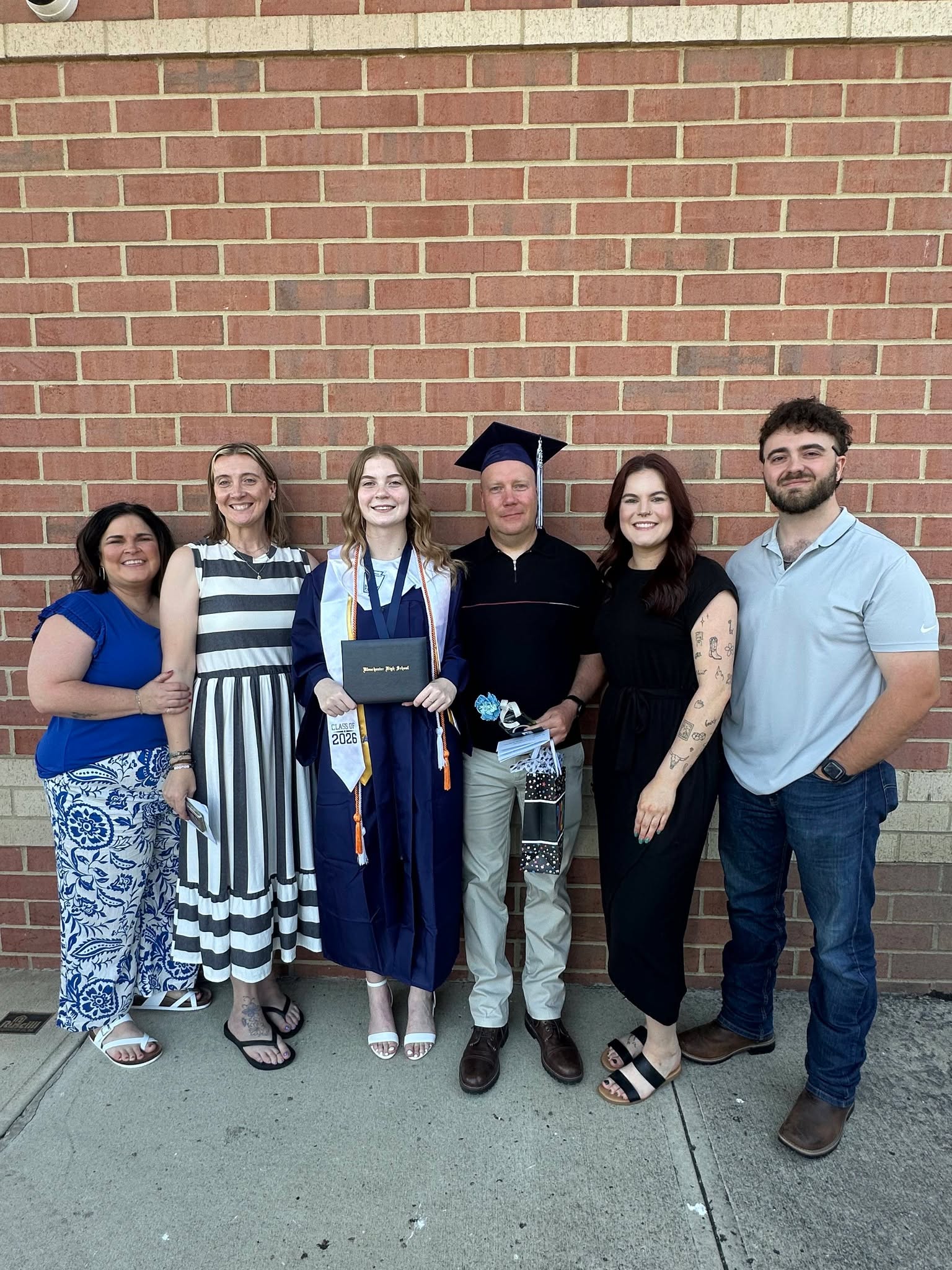 Chapter closed. Time to write another. 
Congratulations on graduation,  8th in your class, honors diploma too. 
The world is yours.
Xoxo we love you.