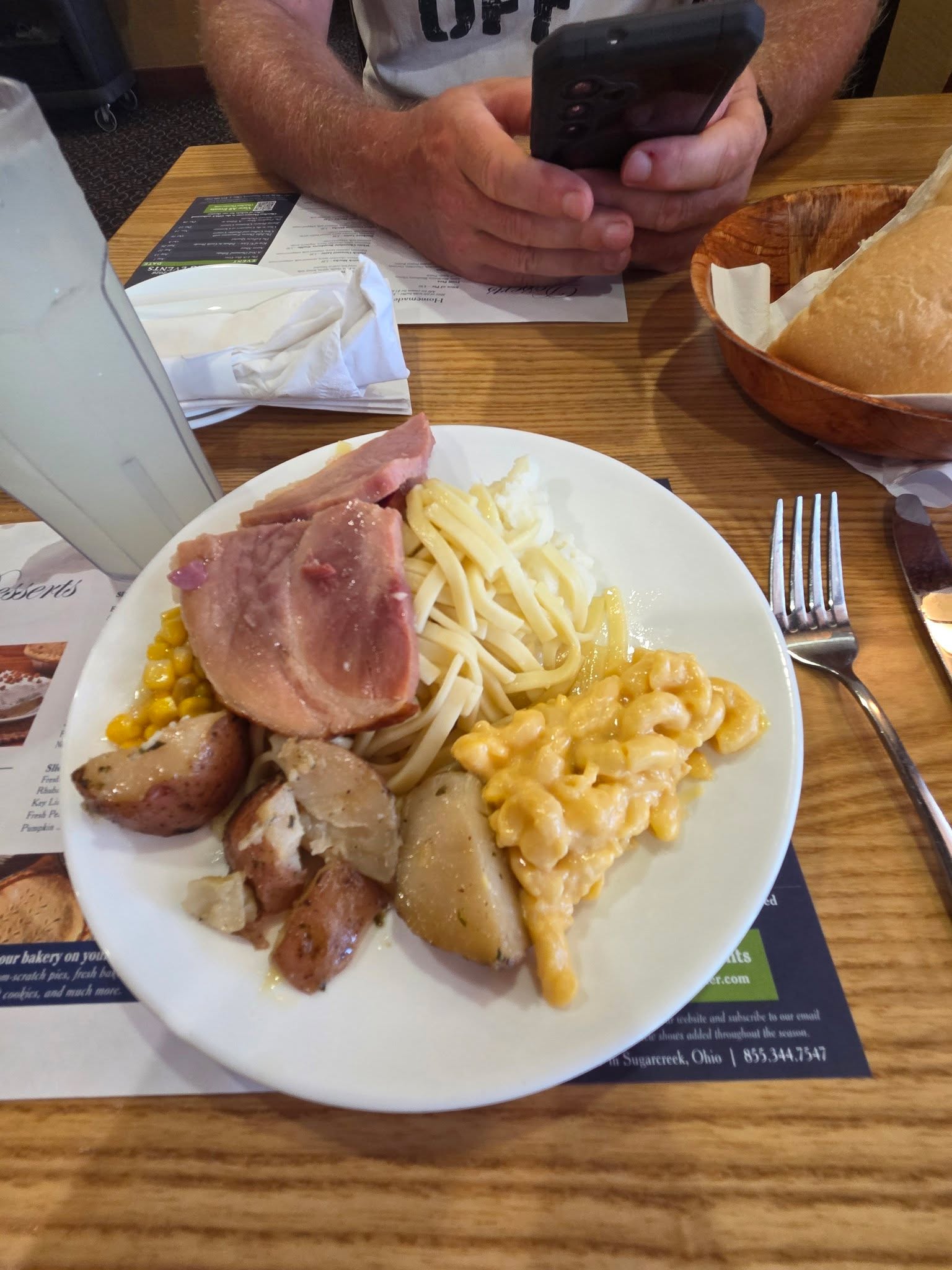 Um, heaven.  Just cant eat too much or I wont fit on the back of the bike