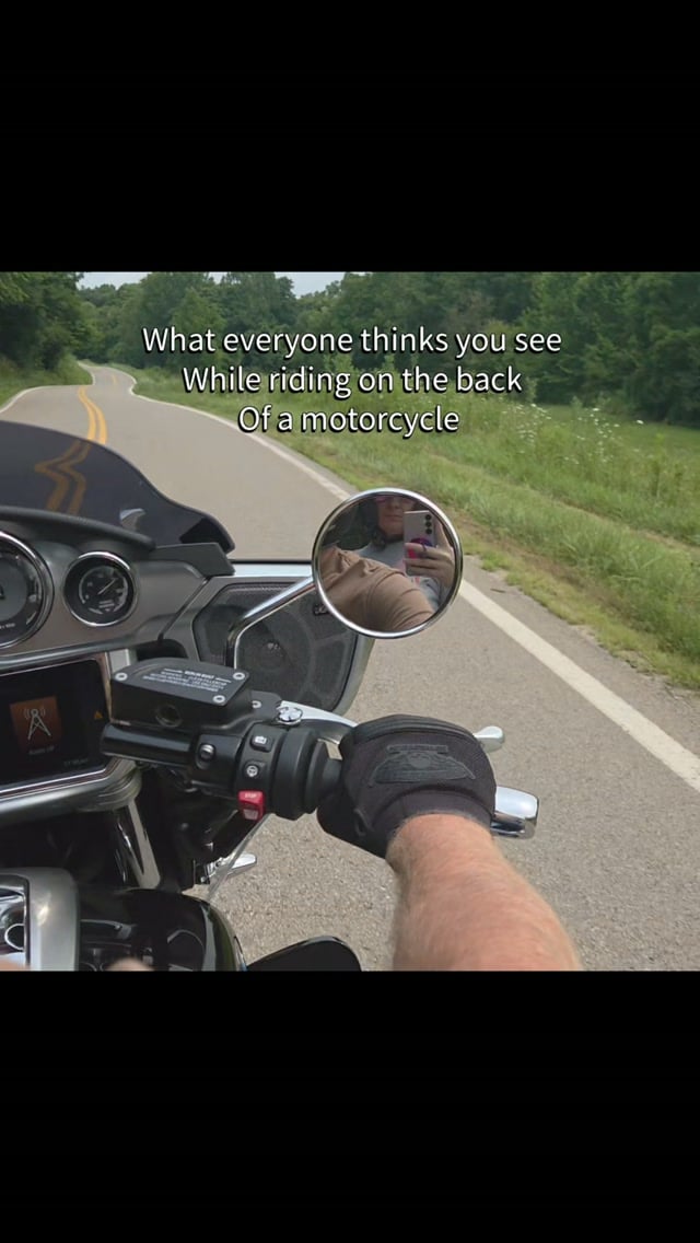 But I wouldn't have it any other way. 

#xoxoamberg #motorcycletrip #helmetview