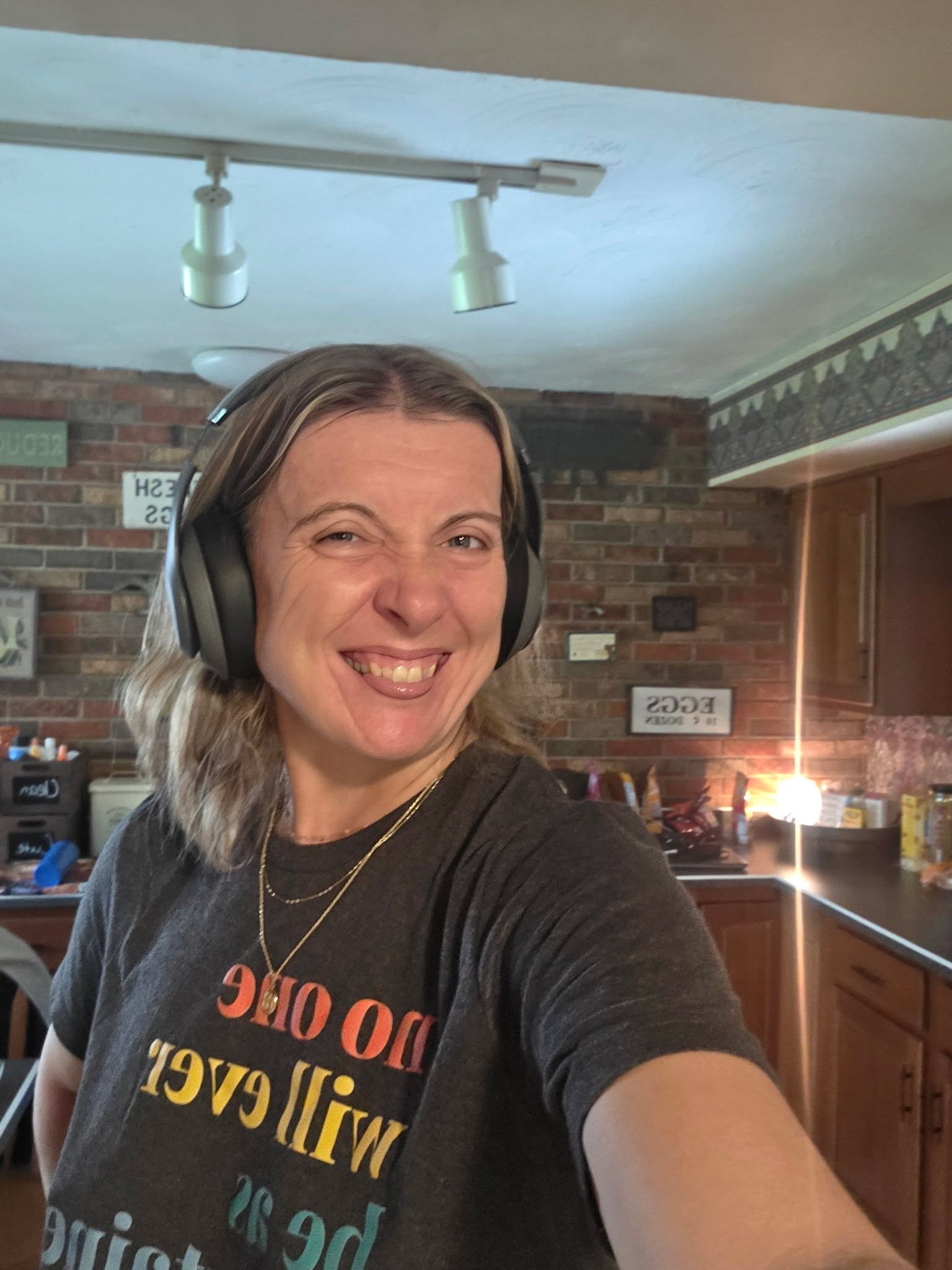 If youve been around for awhile you know what the headphones mean.

When the headphones are on...we get shit done. 

So watch out.  And ignore the singing.